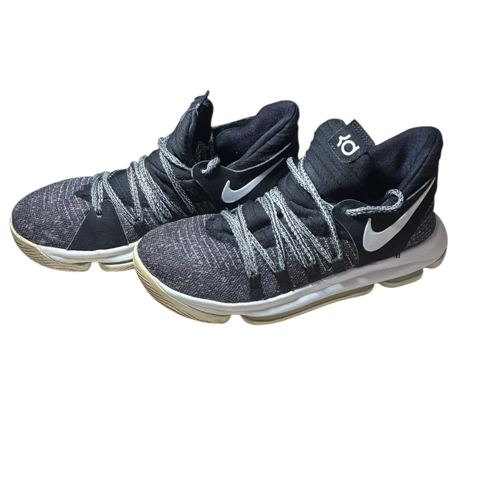 Nike KD 10 Basketball Shoes Black White Men’s 7 Kevin Durant Sneakers